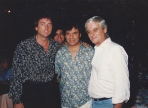 Con Juan Gabriel en Cancún.